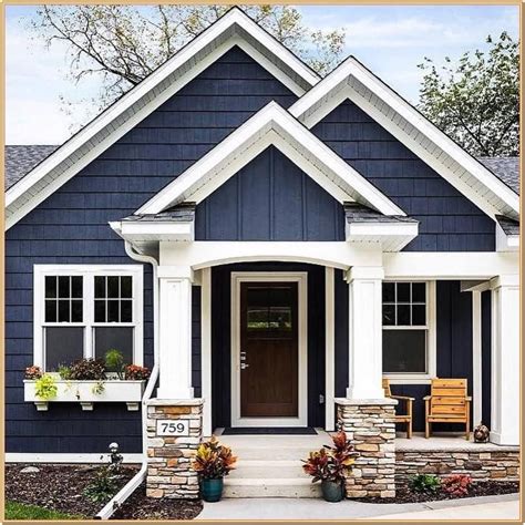 best navy blue exterior paint colors